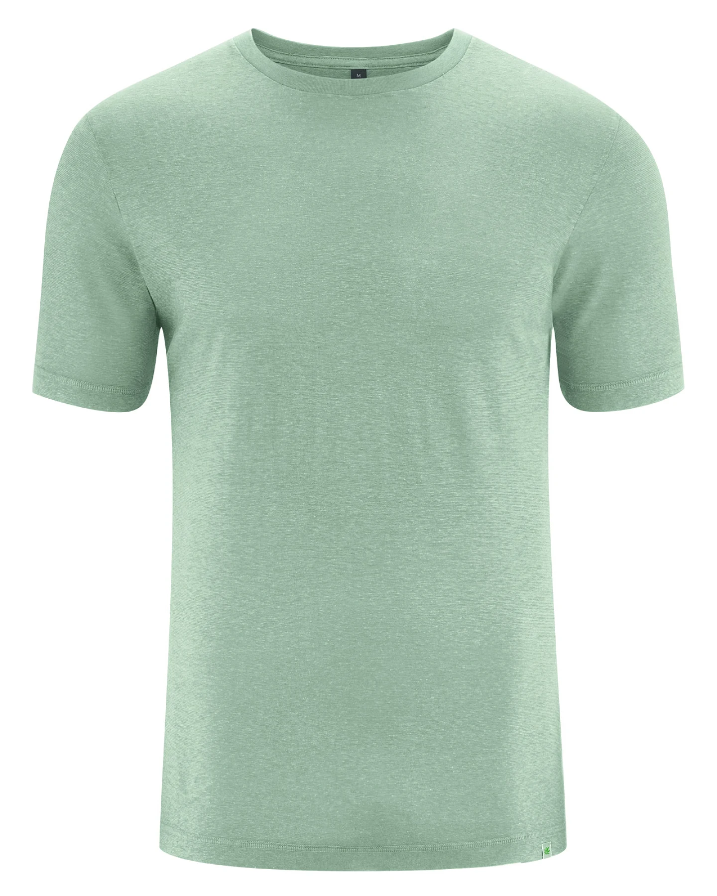 Hempage Herren vegan T-Shirt Slim Fit Mintgrün – Ansicht 2