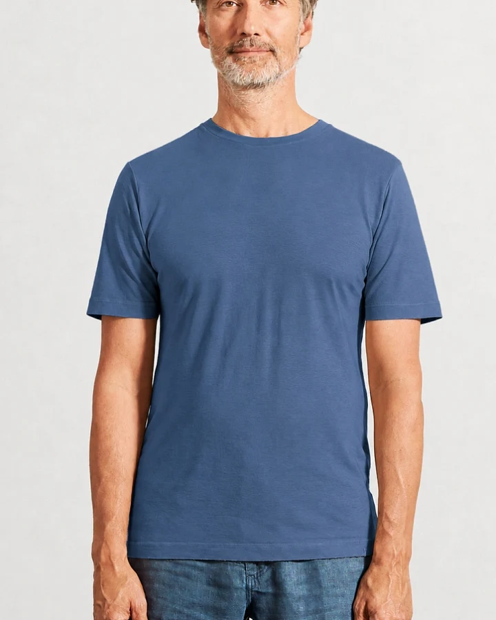Hempage Herren vegan T-Shirt Slim Fit Blueberry