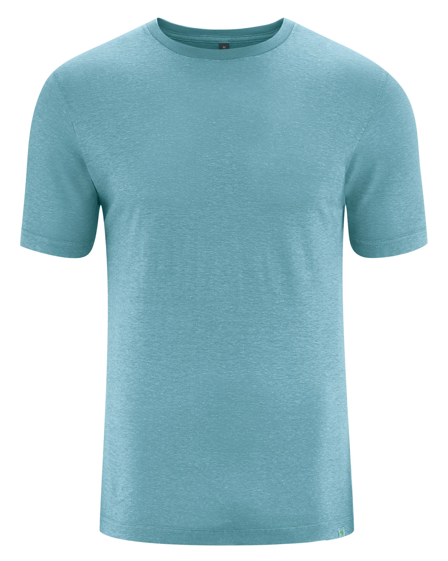 Hempage Herren vegan T-Shirt Slim Fit Wave Blau – Ansicht 2