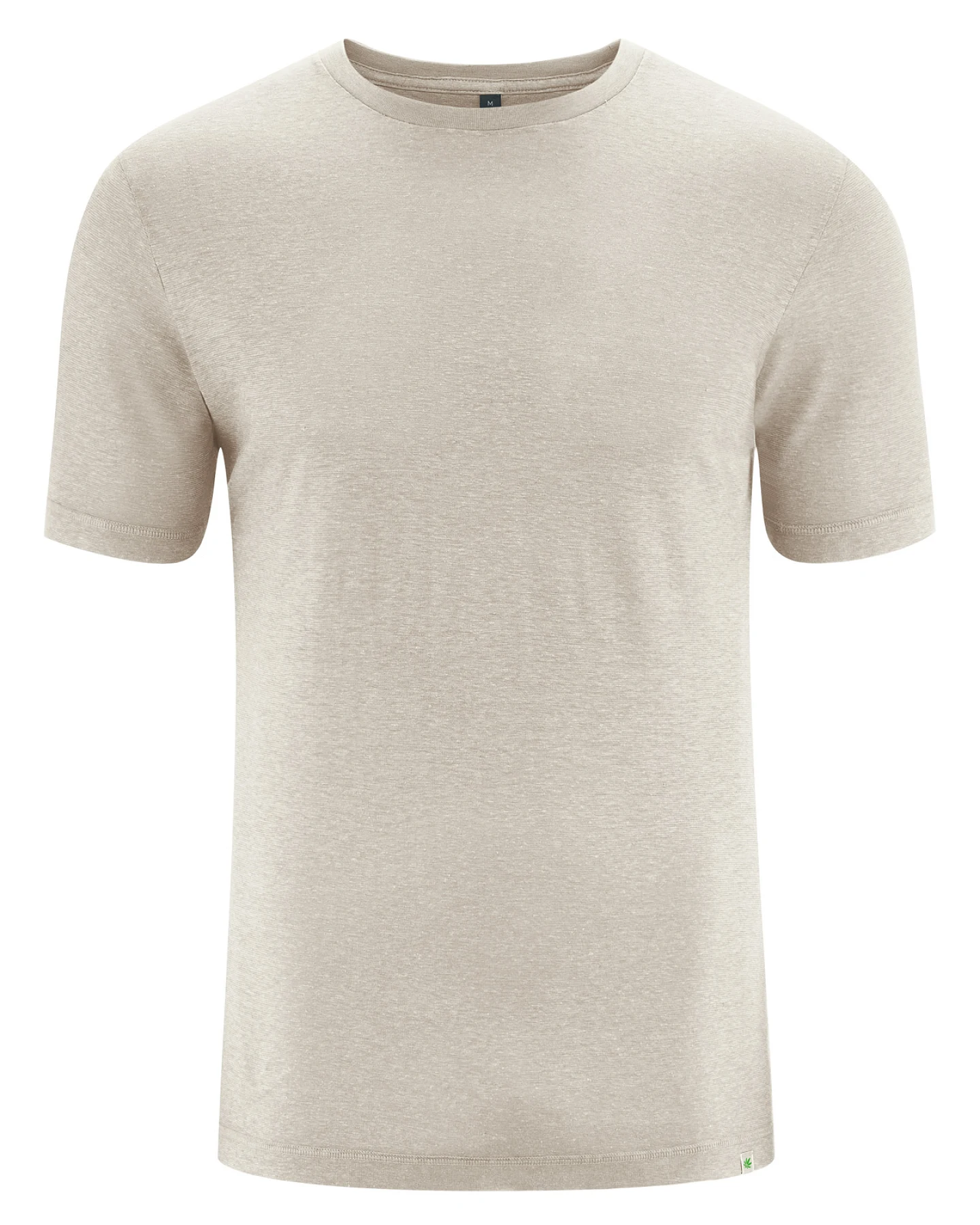 Hempage Herren vegan T-Shirt Slim Fit Thistle Beige – Ansicht 2