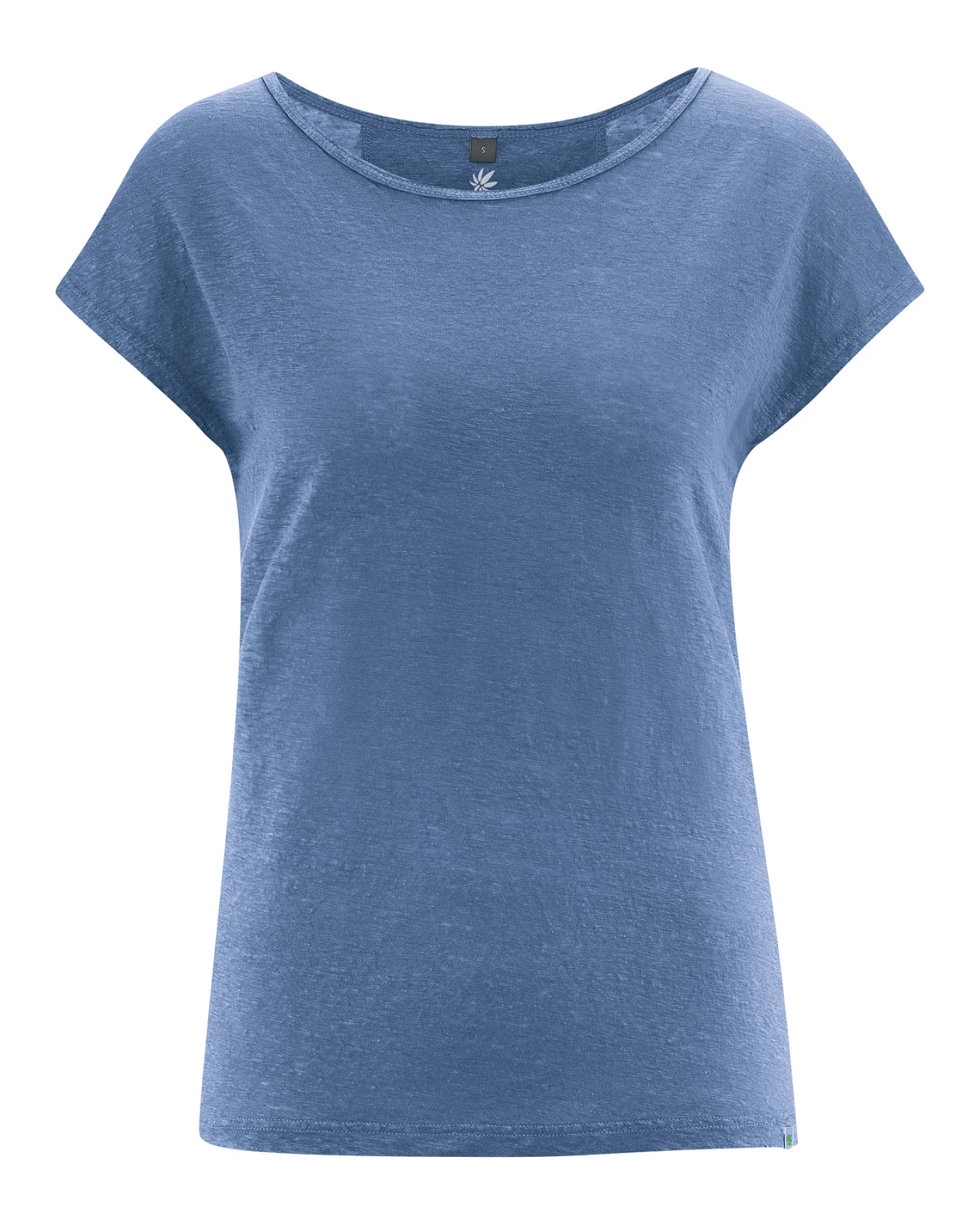 Hempage Damen vegan T-Shirt Regular Fit Blueberry – Ansicht 2