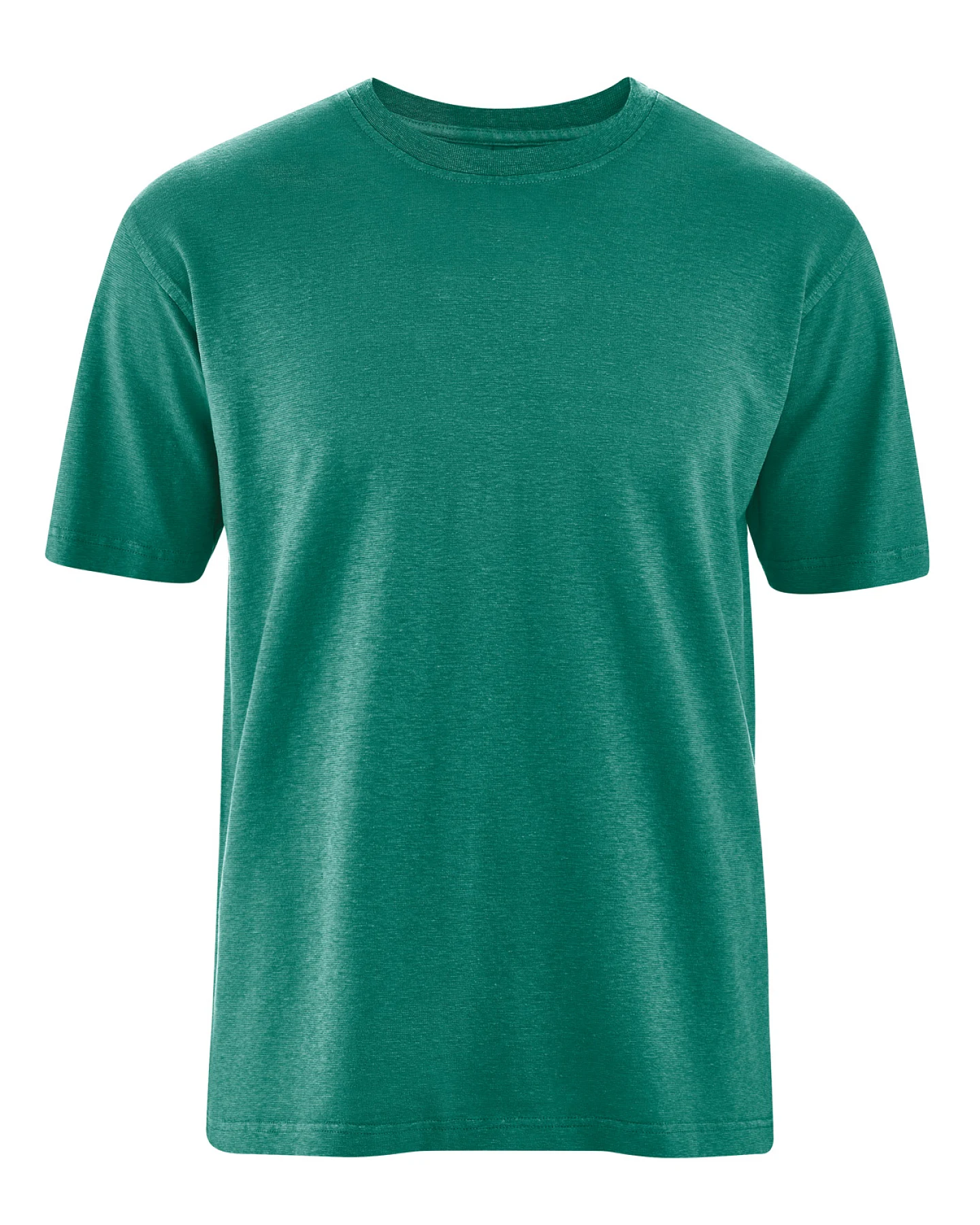 Hempage Herren vegan T-Shirt Basic Jungle Grün – Ansicht 2