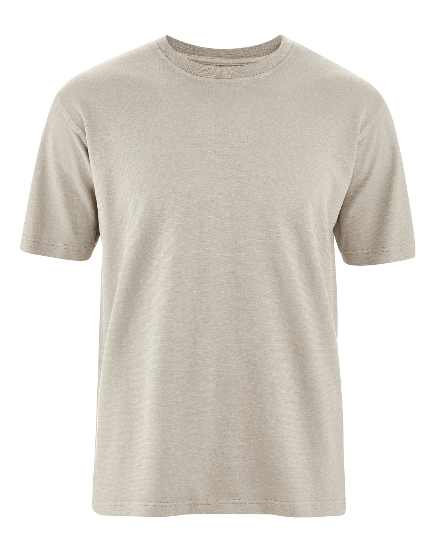 Hempage Herren vegan T-Shirt Basic Thistle Beige – Ansicht 2