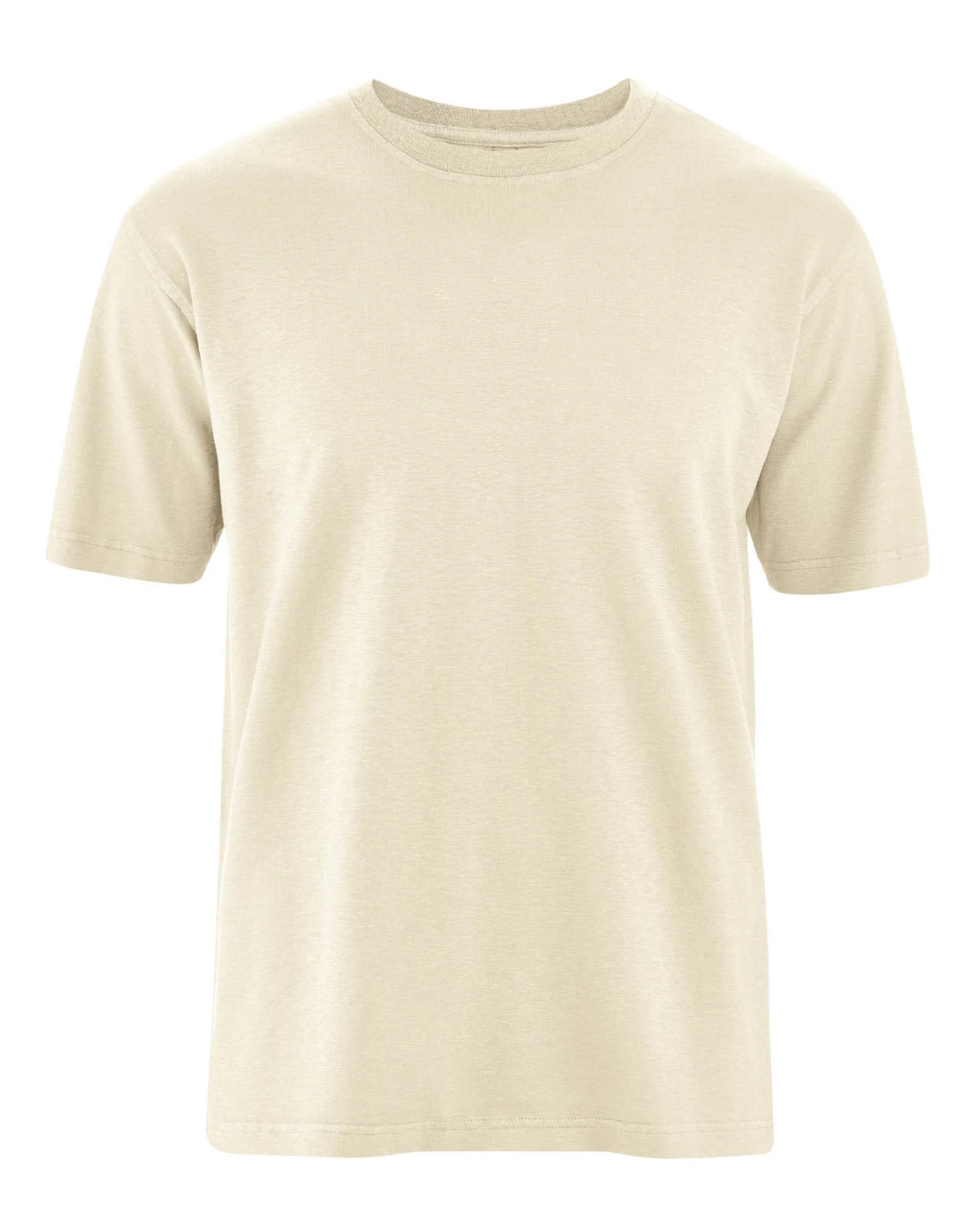 Hempage Herren vegan T-Shirt Basic Natur – Ansicht 2