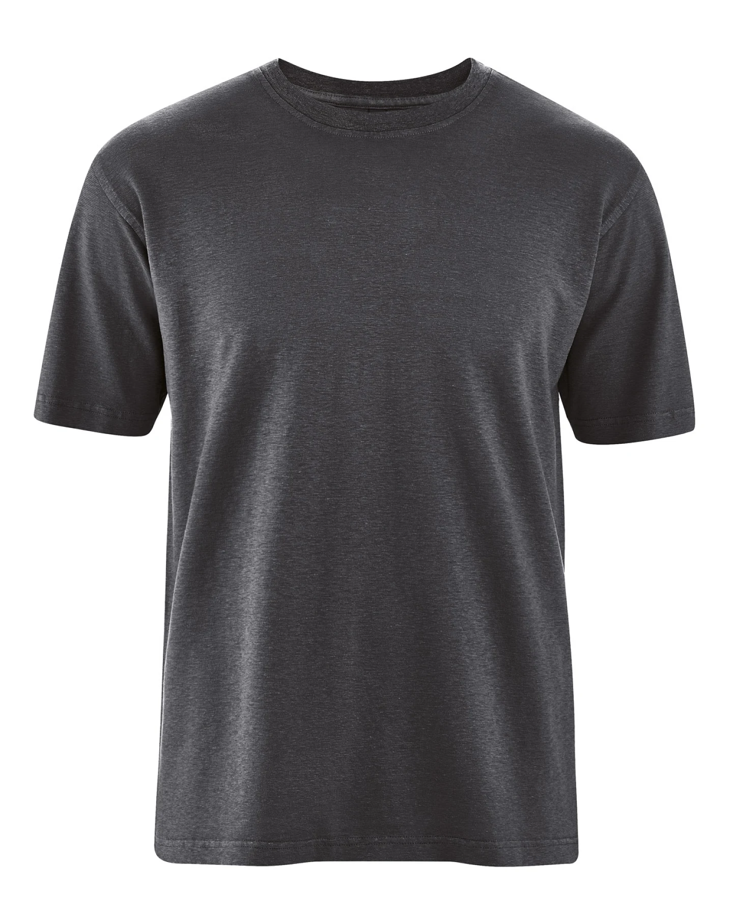 Hempage Herren vegan T-Shirt Basic Schwarz – Ansicht 2