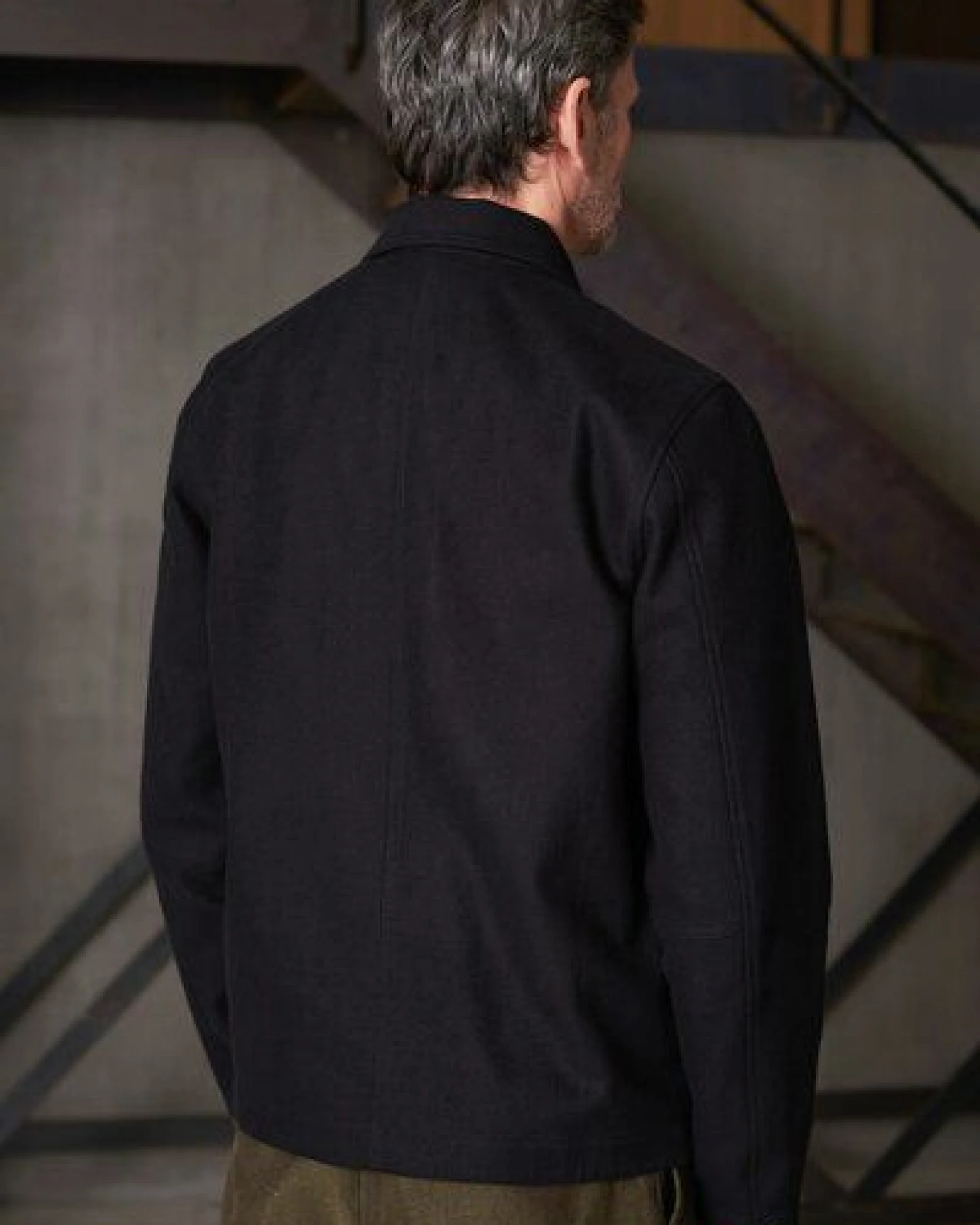 About Companions Lässige Jacke ASIR aus Bio-Baumwoll-Denim – Ansicht 3