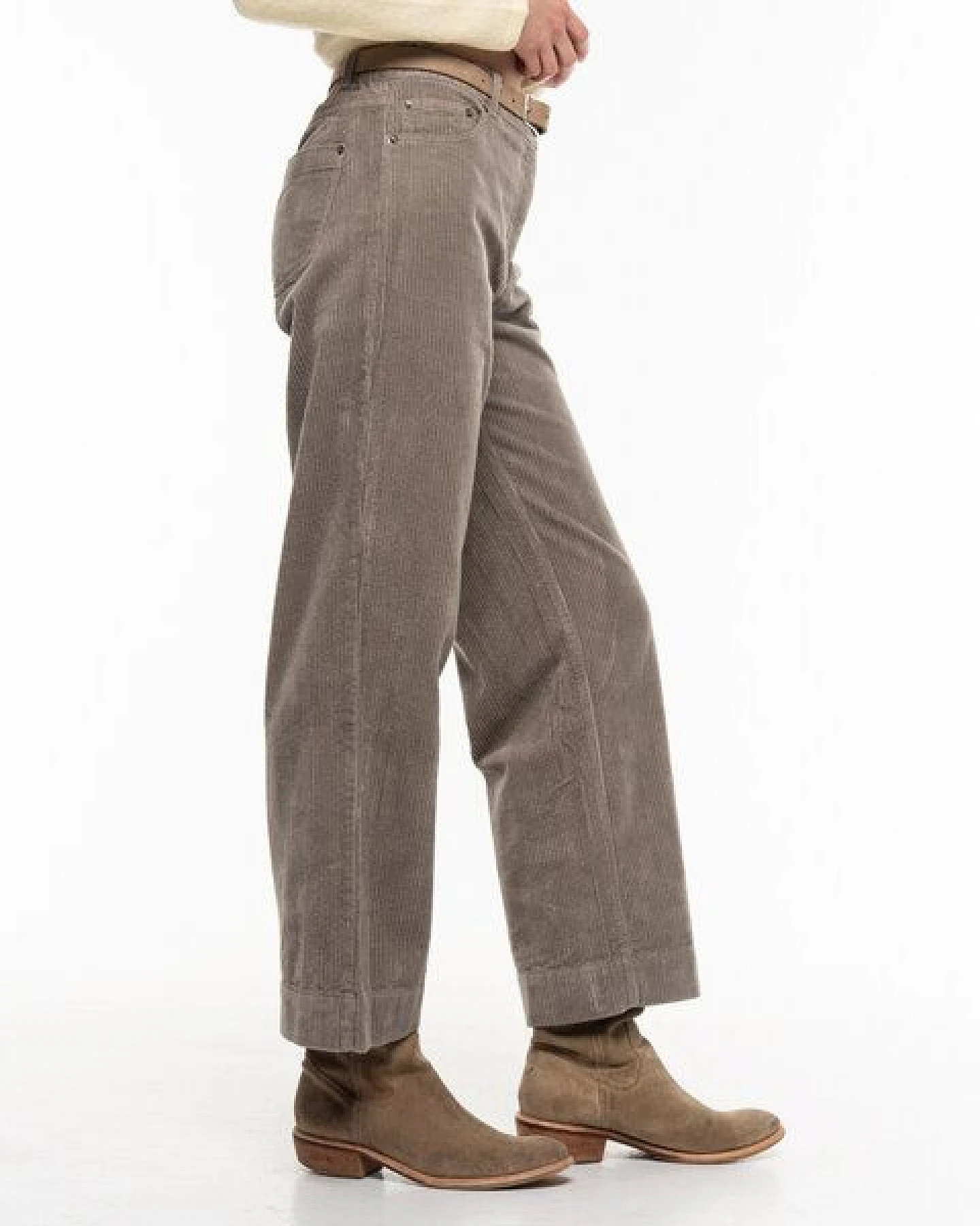 Alma & Lovis Softe Breitcord-Culotte aus Bio-Baumwolle – Ansicht 2