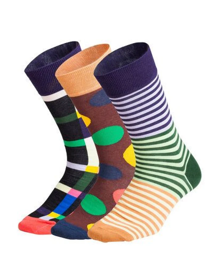 DillySocks Socken „Geo Trio (3er Box)“