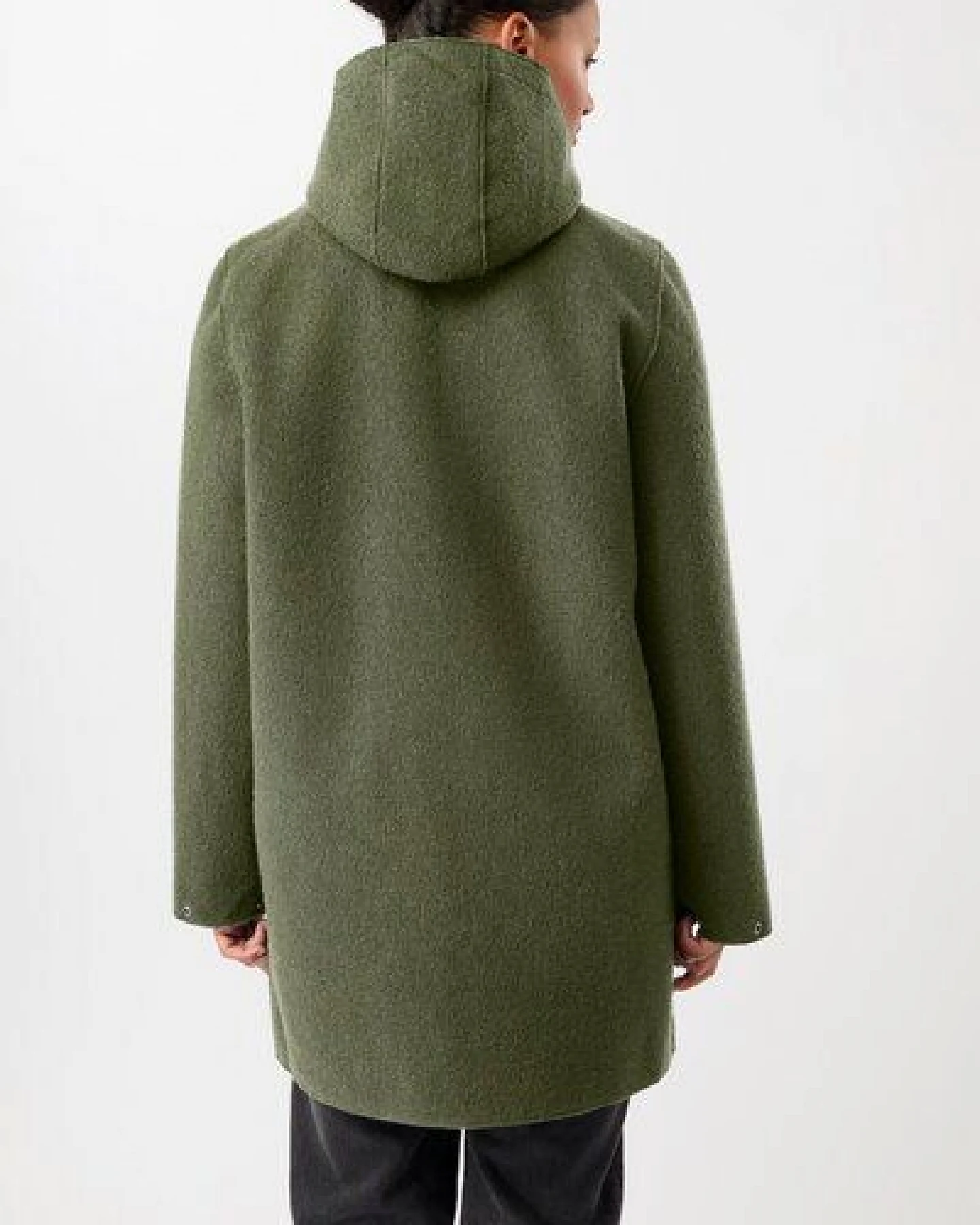 LangerChen Kapuzenjacke aus Walk mit Membran – Ansicht 3