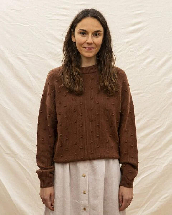 Matona Gestrickter Pullover für Erwachsene aus recycelter Wolle / Juna Sweater Adult