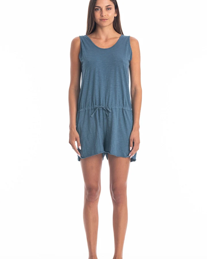 RAVENS VIEW IBIZA Damen vegan Jumpsuit Nina Jeans Blau
