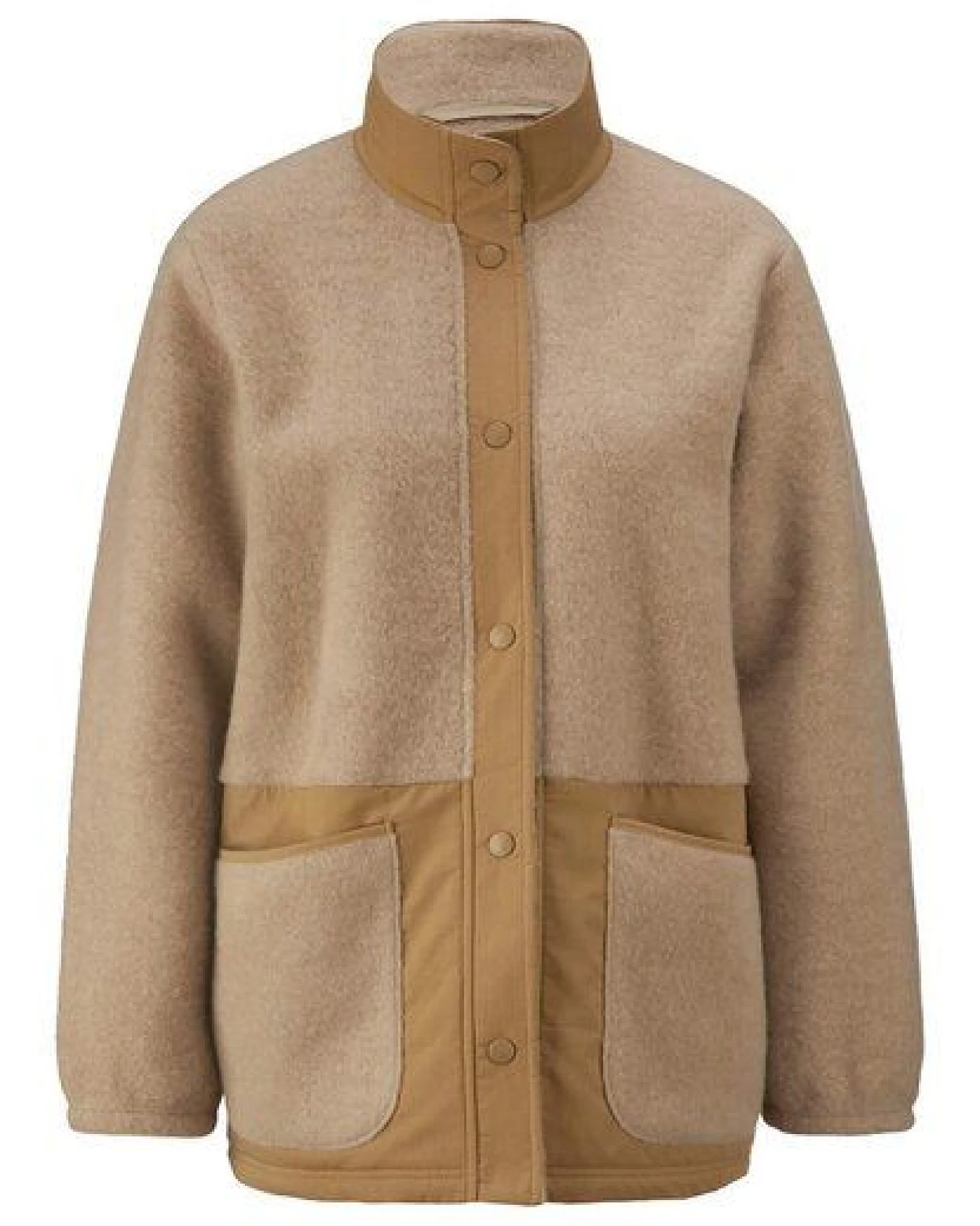 hessnatur Wolfleece Jacke Patch Relaxed aus reiner Bio-Merinowolle – Ansicht 3