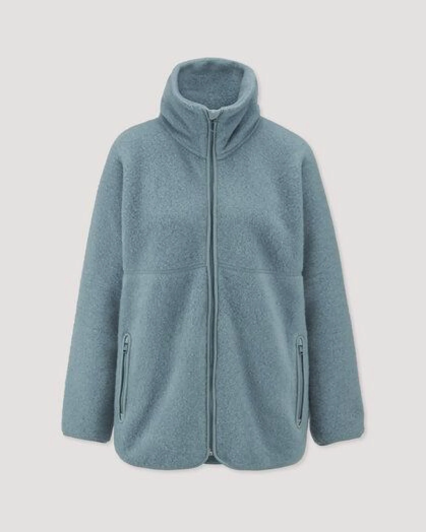 hessnatur Wollfleece Jacke Oversized aus reiner Bio-Merinowolle – Ansicht 4