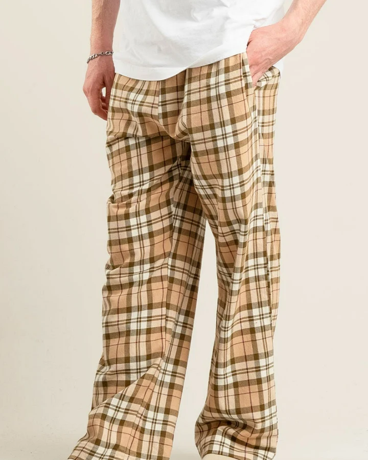 KOMODO Herren vegan Pyjamahose Jim Jam Sand