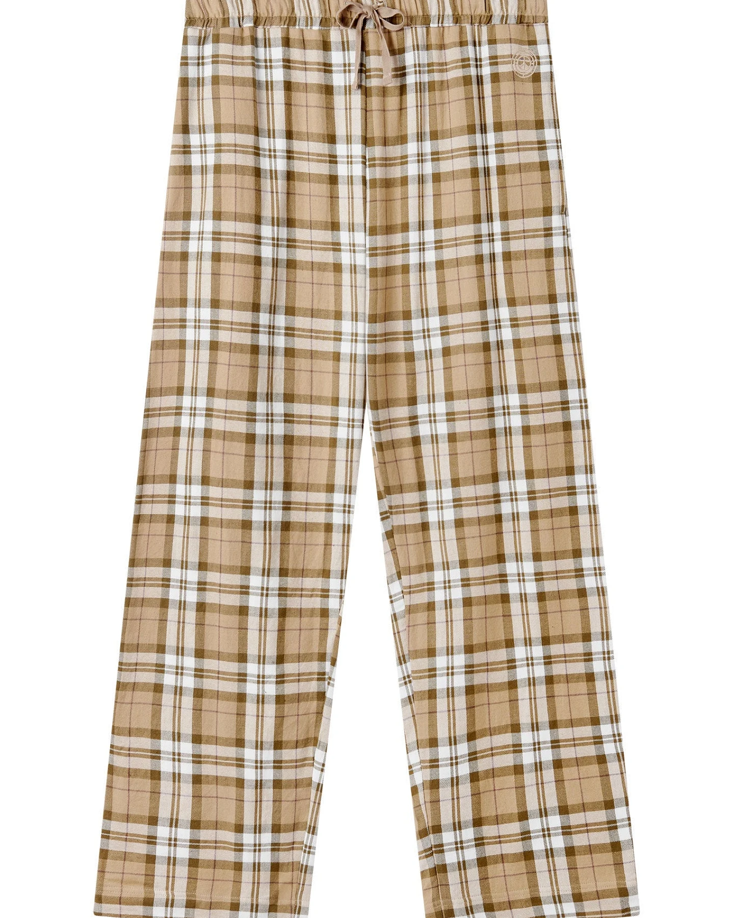 KOMODO Damen vegan Pyjamahose Jim Jam Sand – Ansicht 2