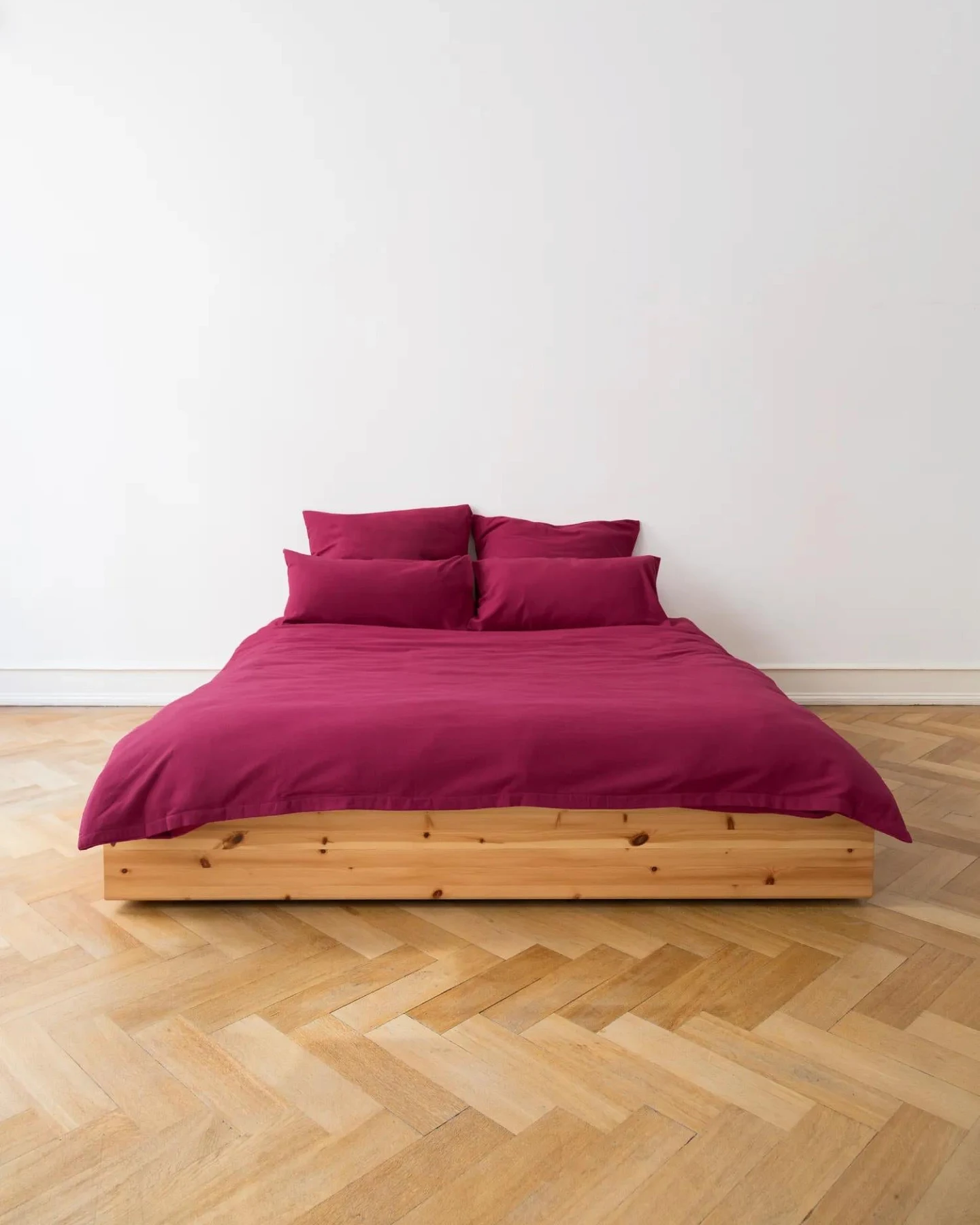 erlich textil Cotton Select Bettdeckenbezug für Unisex aus Baumwolle-Flanell in knallblau – Ansicht 2