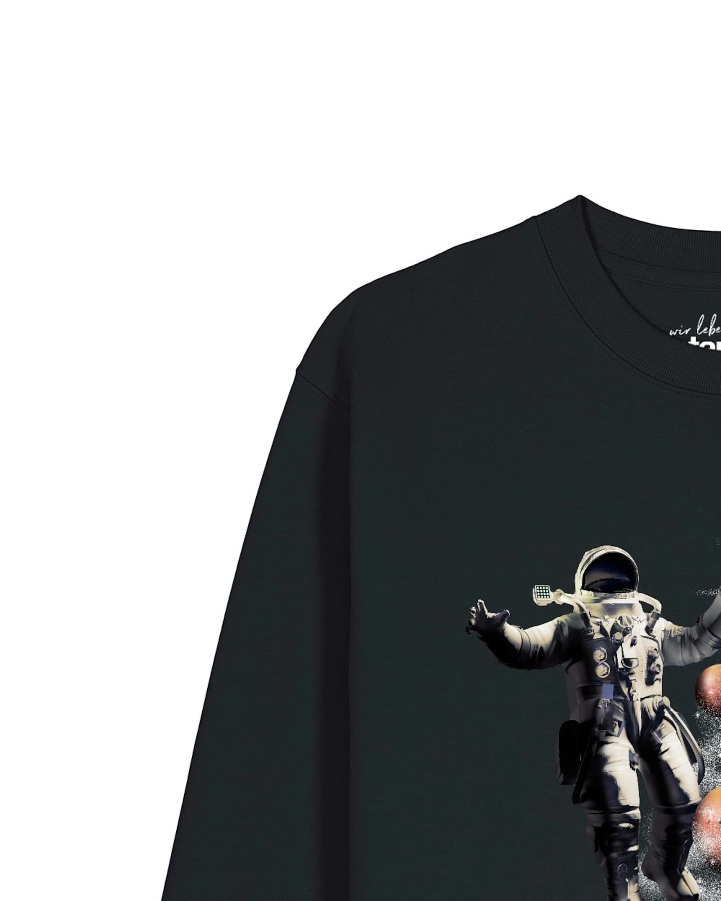 Watapparel Sweatshirt Weltraumreise – Ansicht 2