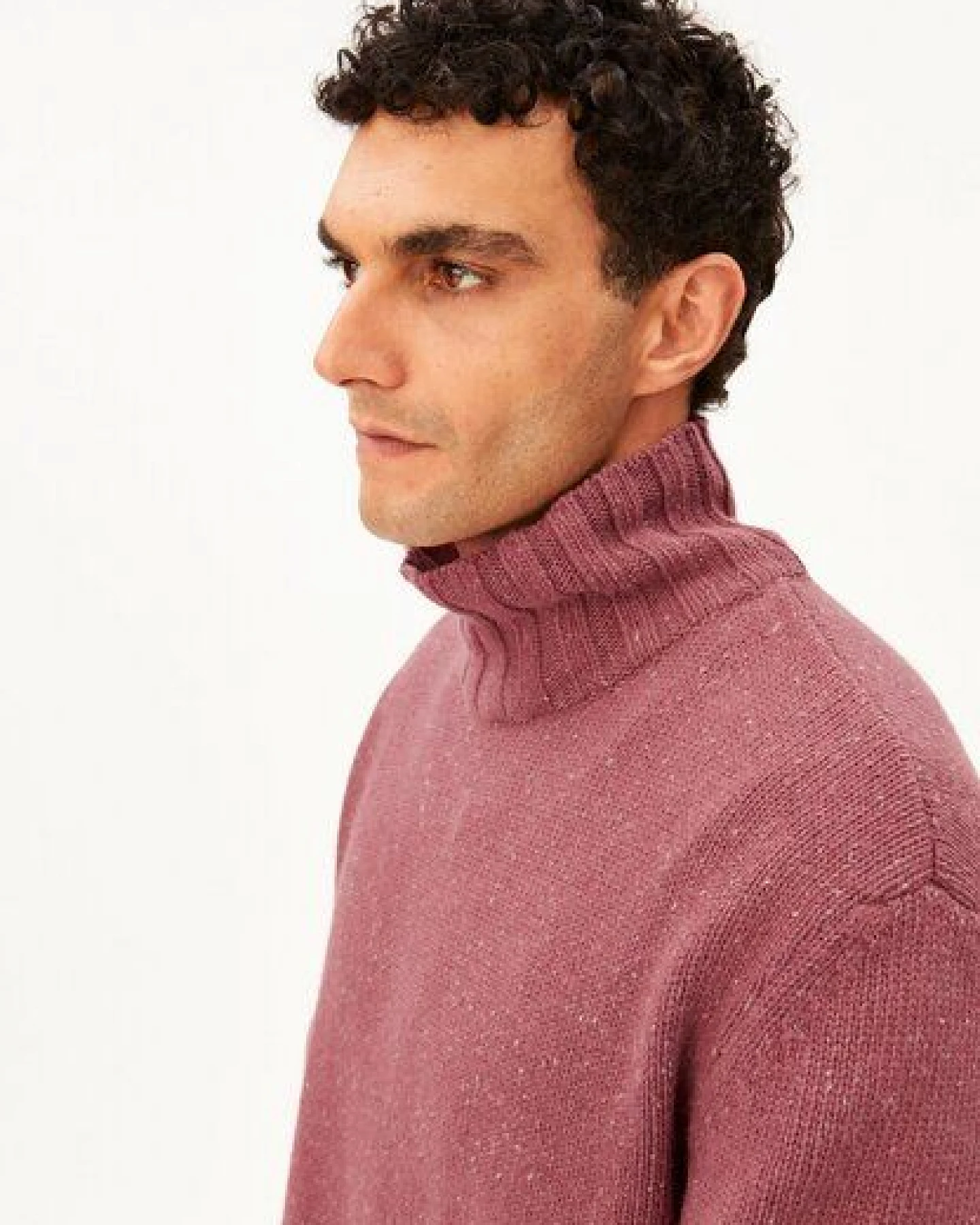 ARMEDANGELS TWEED ROLLNECK Herren Strickpullover aus recycelter Woll-Mix – Ansicht 3