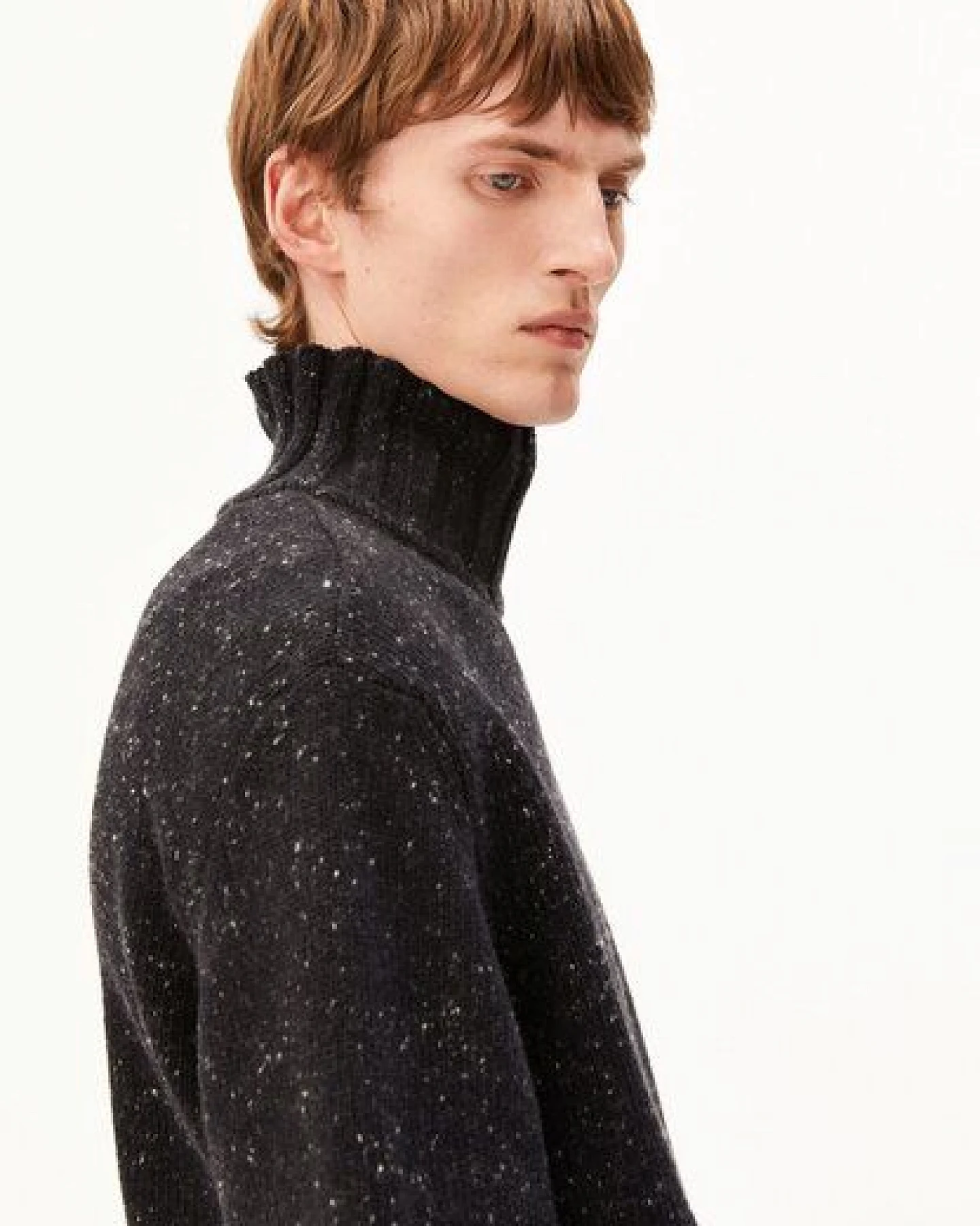 ARMEDANGELS TWEED ROLLNECK Herren Strickpullover aus recycelter Woll-Mix – Ansicht 3