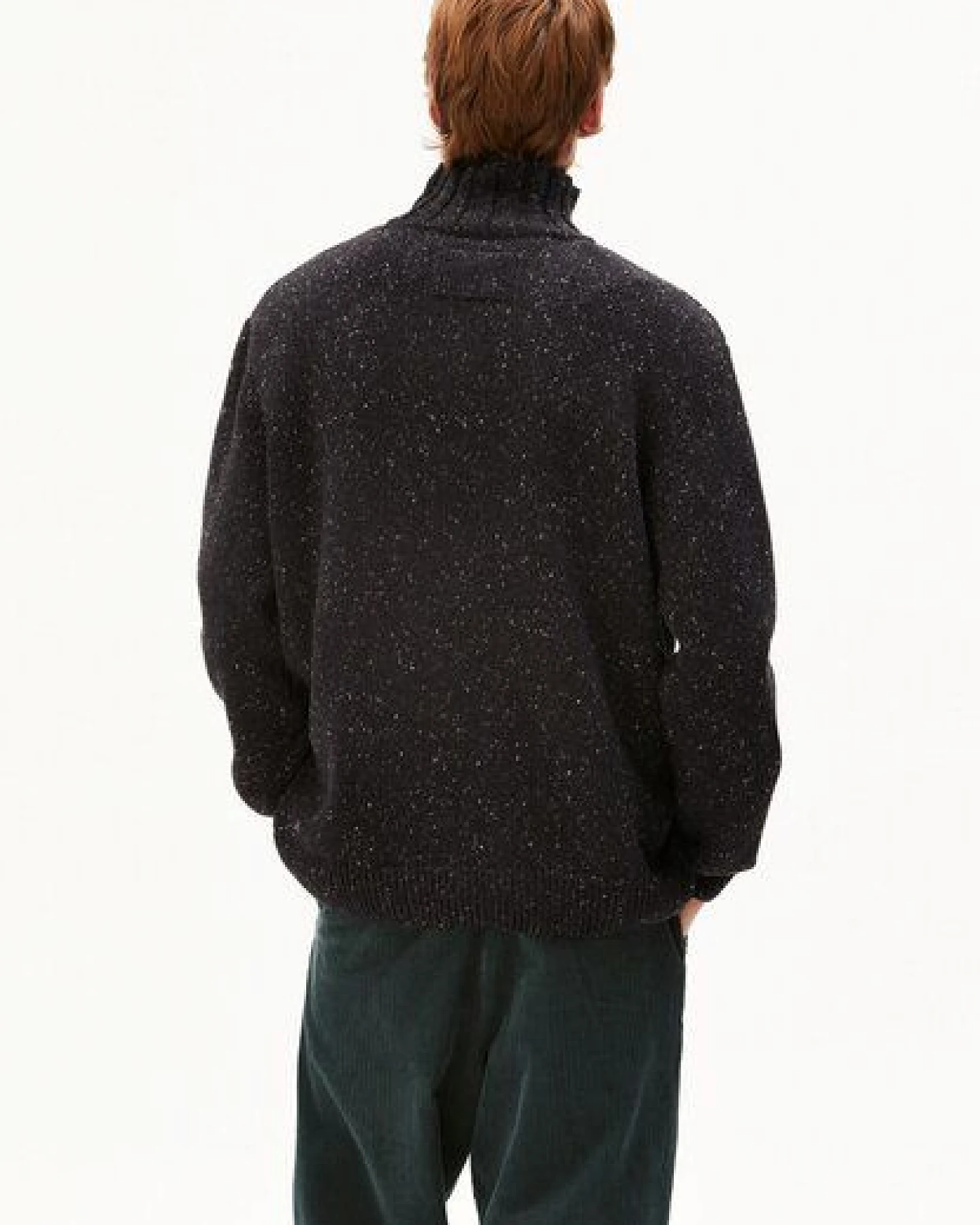 ARMEDANGELS TWEED ROLLNECK Herren Strickpullover aus recycelter Woll-Mix – Ansicht 2