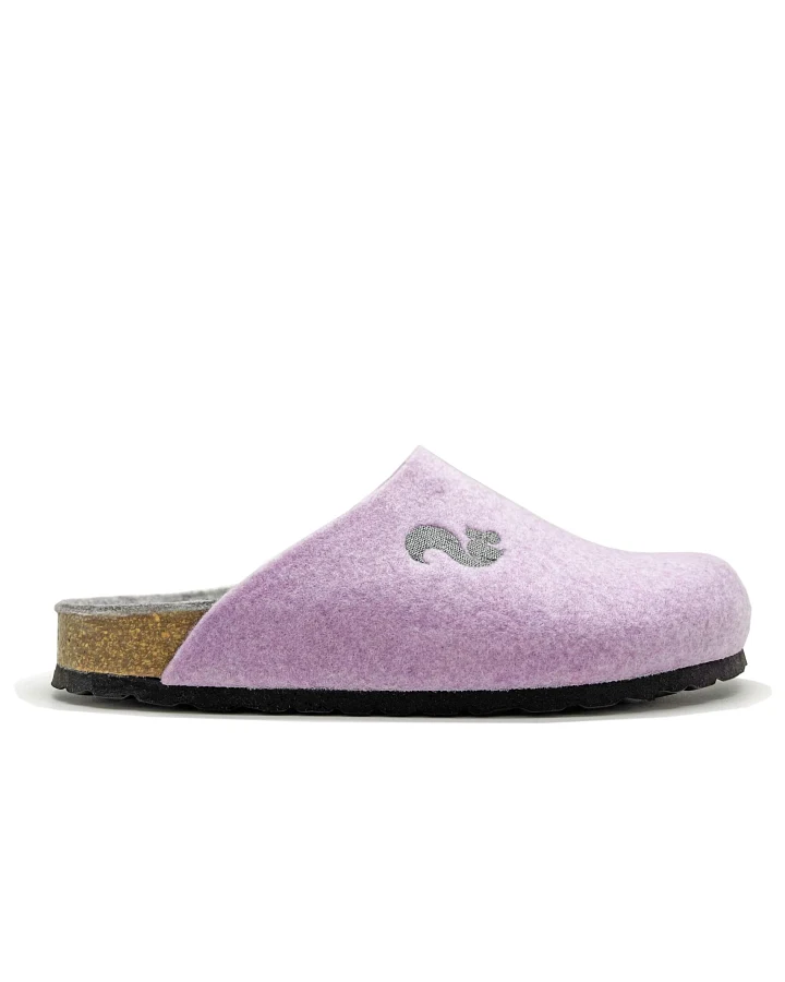 thies Damen vegan Clogs Thies Pet Flieder