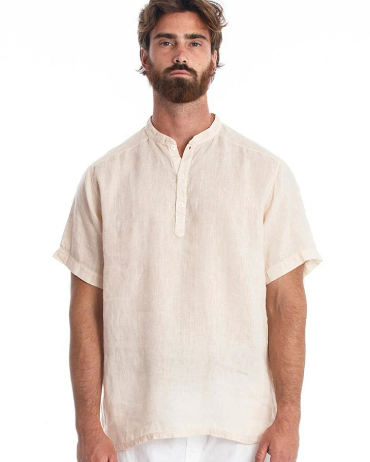 RAVENS VIEW IBIZA Herren vegan Shirt Brad Sand