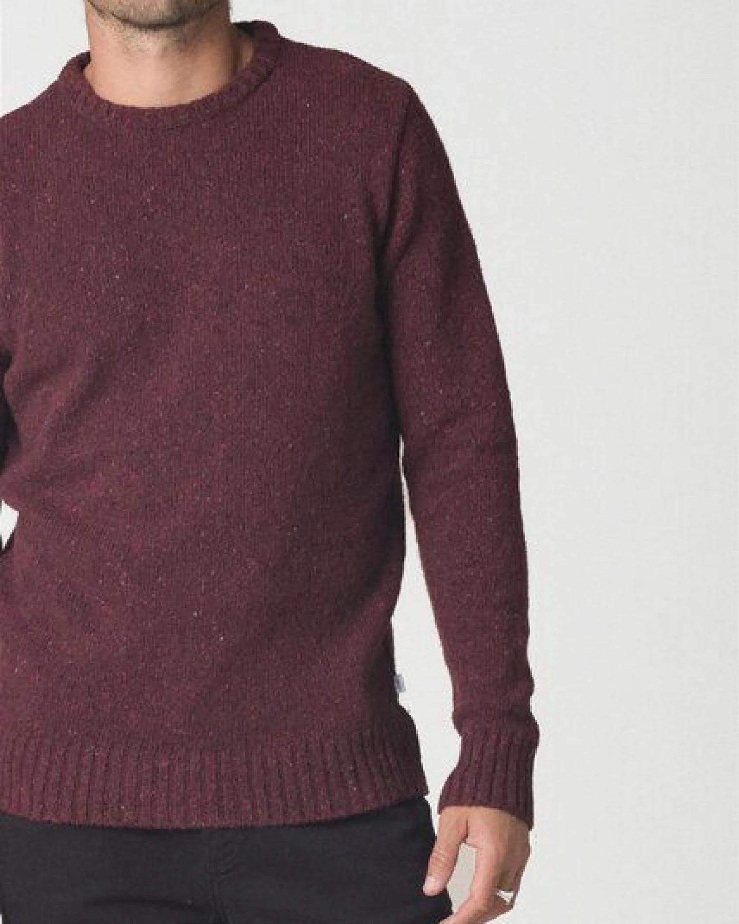 Klitmøller Collective Strick-Pullover Aage meliert aus Merinowolle - mulesingfrei – Ansicht 4