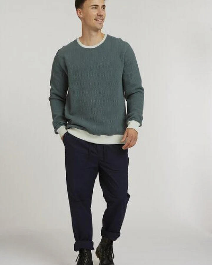 ThokkThokk Herren Sweater TT1029 STRUCTURED aus Biobaumwolle