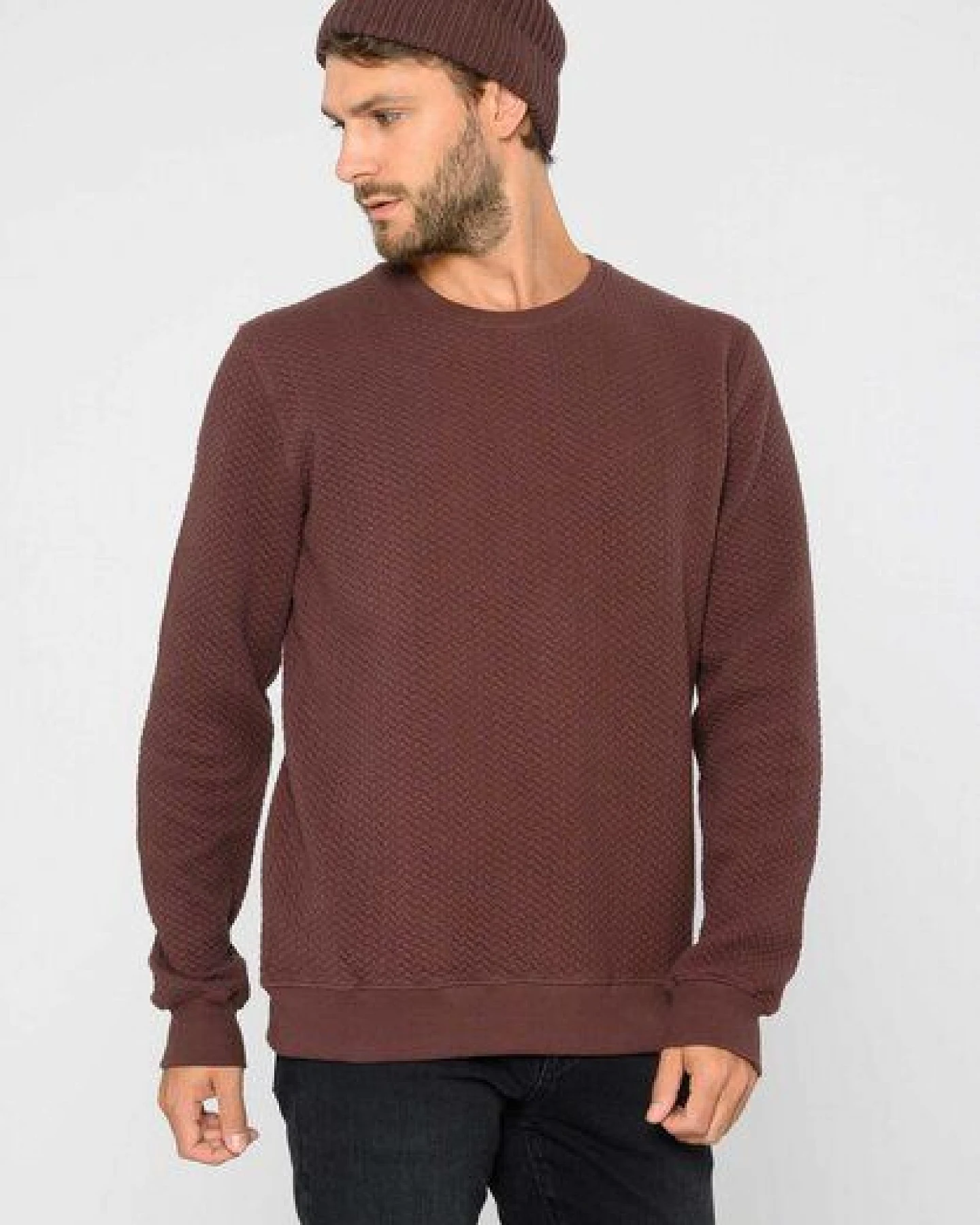 ThokkThokk Herren Sweater TT1029 STRUCTURED aus Biobaumwolle – Ansicht 2