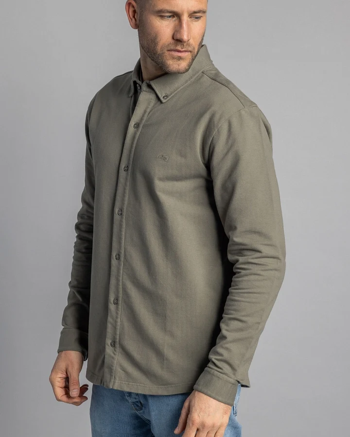 DIRTS Herren vegan Jersey-Shirt In Dusty Olive