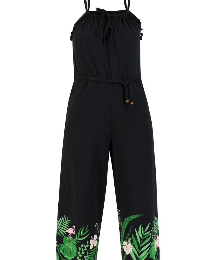 Jumpsuit out in the green