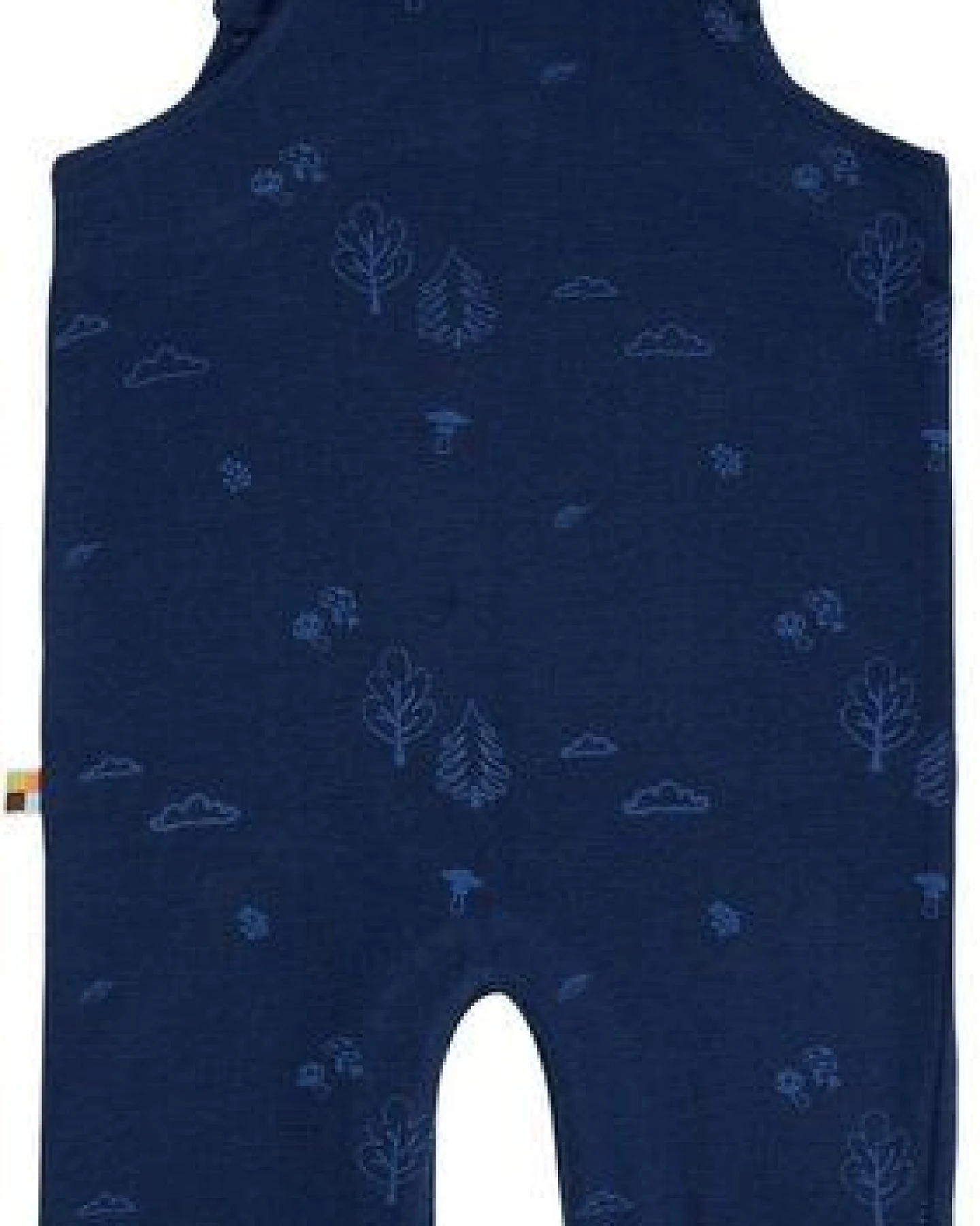 loud + proud Baby & Kinder Latzhose Strukturstrick, GOTS-zertifiziert – Ansicht 2