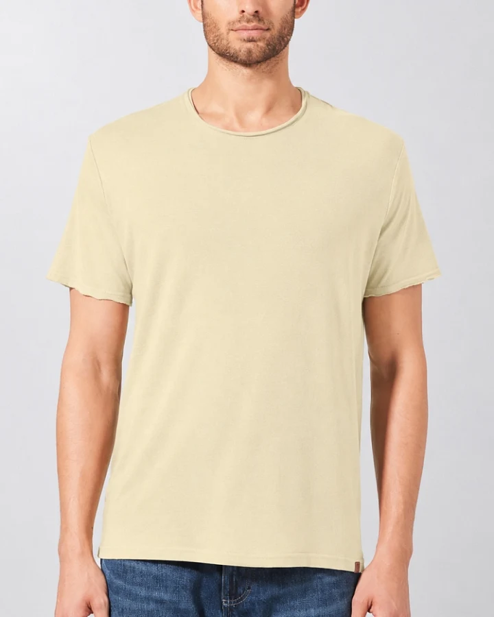 Hempage Herren vegan T-Shirt Timeless Basic Gobi Beige