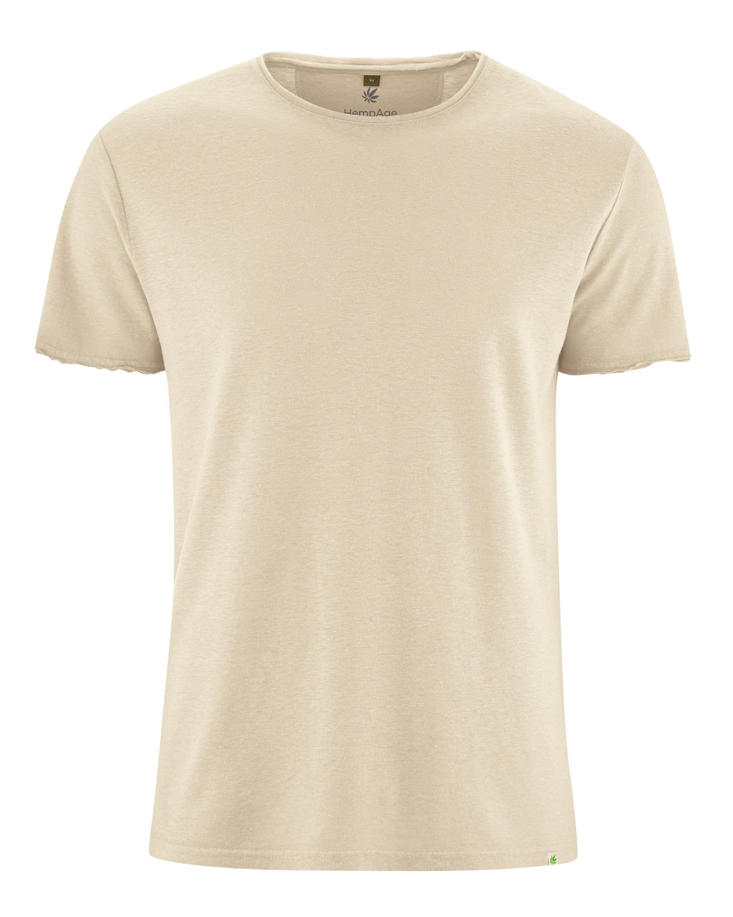 Hempage Herren vegan T-Shirt Timeless Basic Gobi Beige – Ansicht 2