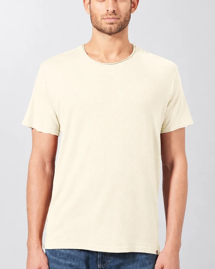 Hempage Herren vegan T-Shirt Timeless Basic Off White