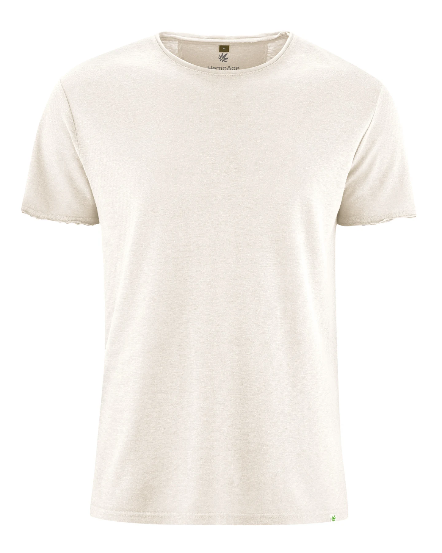 Hempage Herren vegan T-Shirt Timeless Basic Off White – Ansicht 2