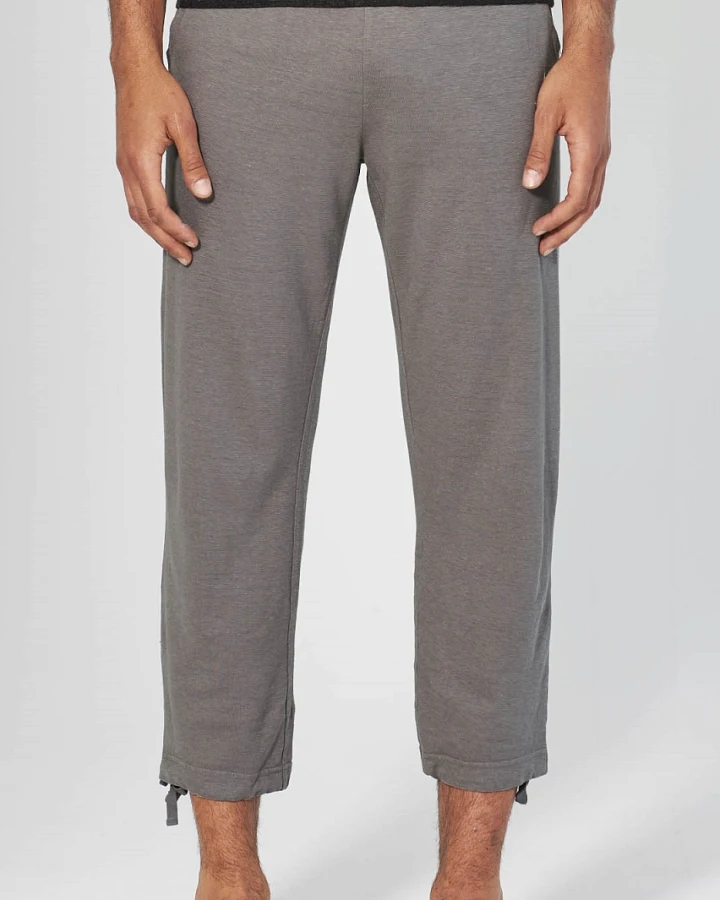 Hempage Herren vegan Yogahose 7/8 Herren Taupe