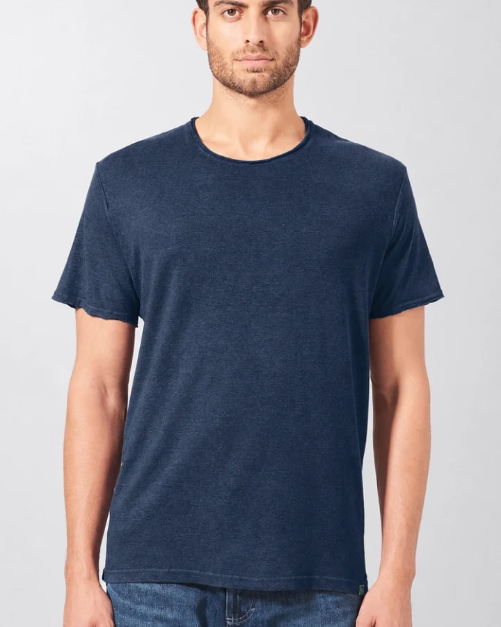Hempage Herren vegan T-Shirt Timeless Basic Navy