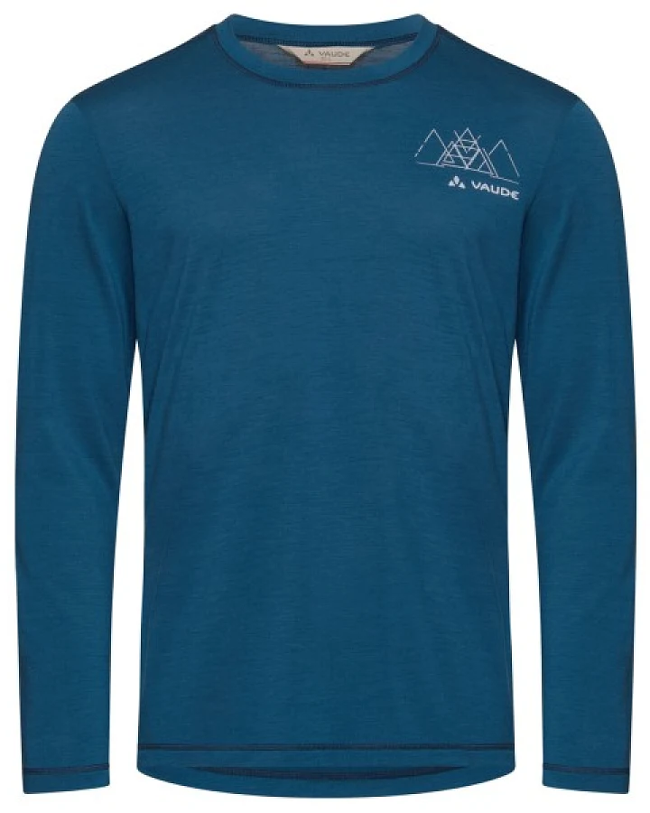 Vaude - Monviso Wool L/S T-Shirt II - Merinounterwäsche Gr M blau