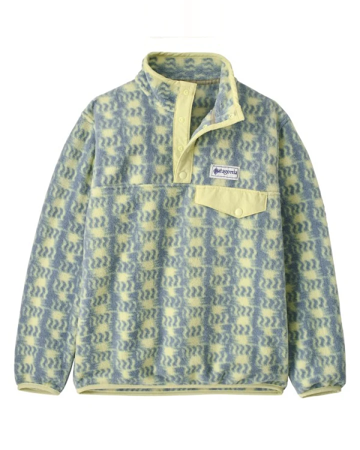 Patagonia - Boy's Lightweight Synchilla Snap-T Pullover - Fleecepullover Gr S grau
