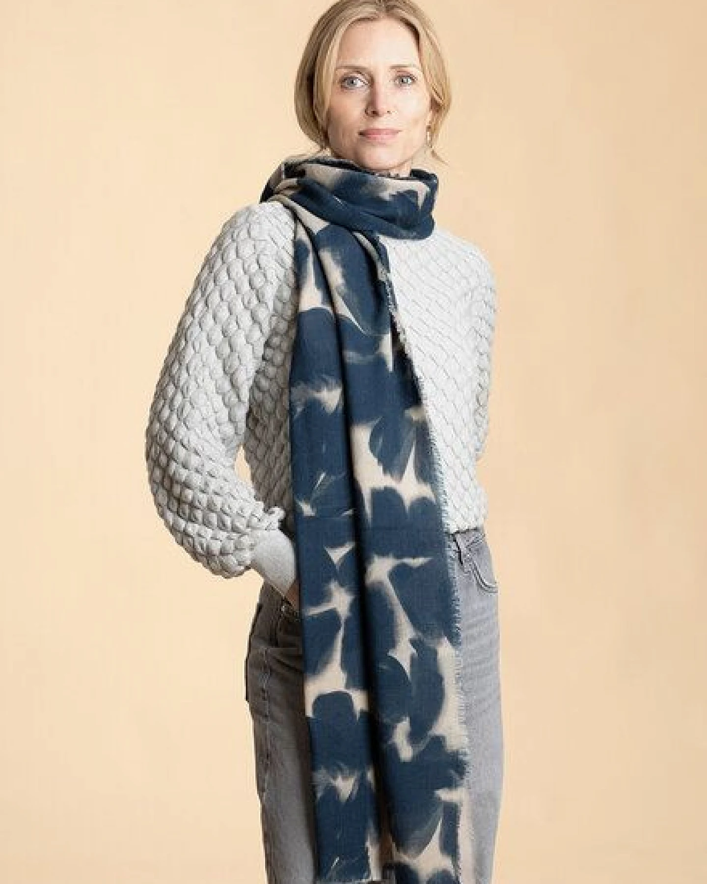 Djian NAMI –Schal aus Merino-Wolle, mulesing-frei – Ansicht 4