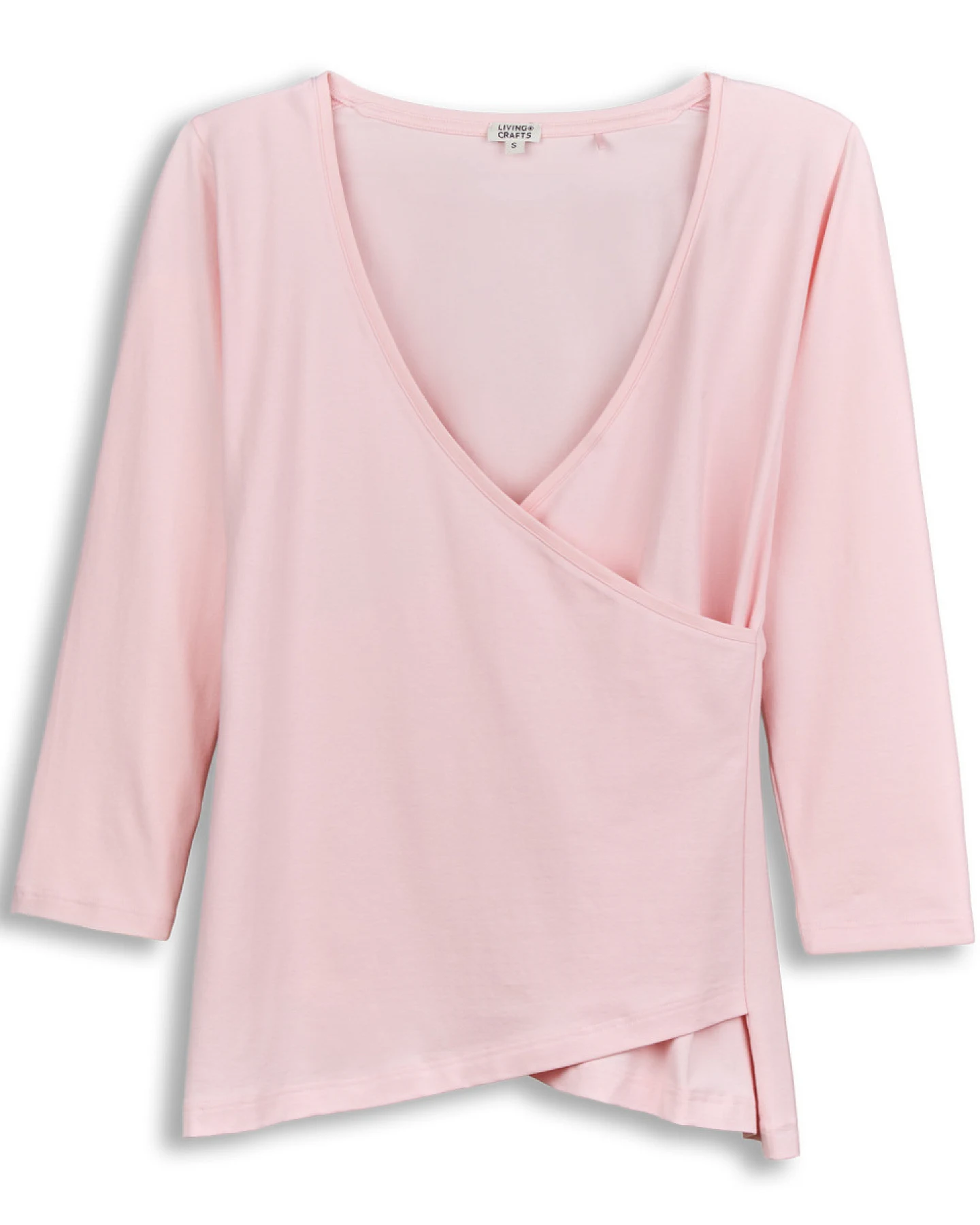 Damen Yoga-Shirt, 3/4 Arm Pink – Ansicht 2