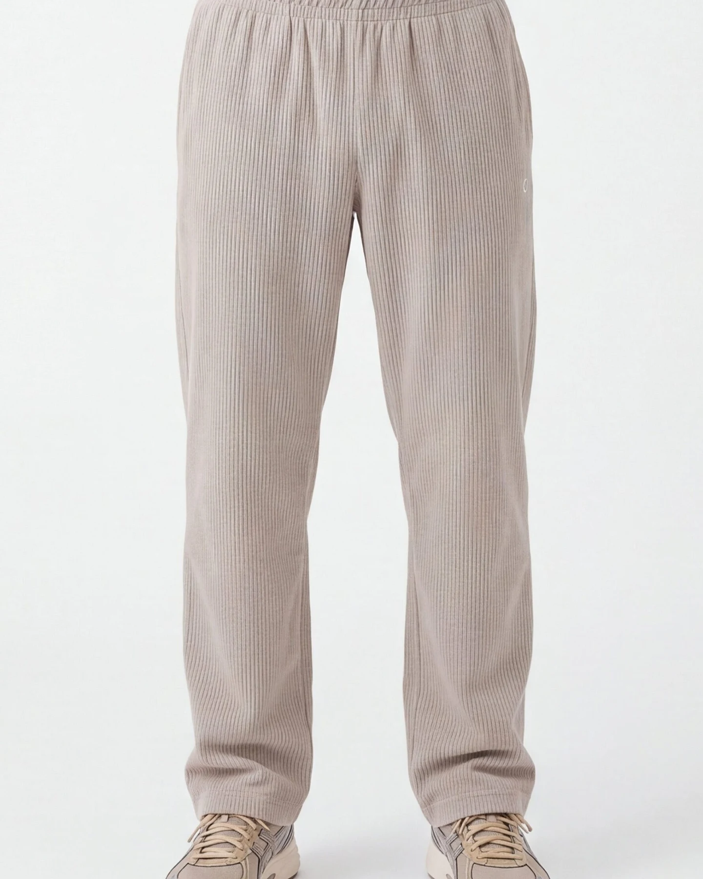 ORGANICATION Herren vegan Jogginghose Aus Cord Sandfarben – Ansicht 2