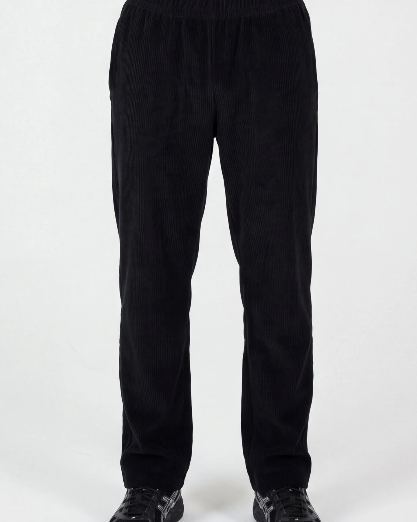 ORGANICATION Herren vegan Jogginghose Aus Cord Schwarz – Ansicht 2