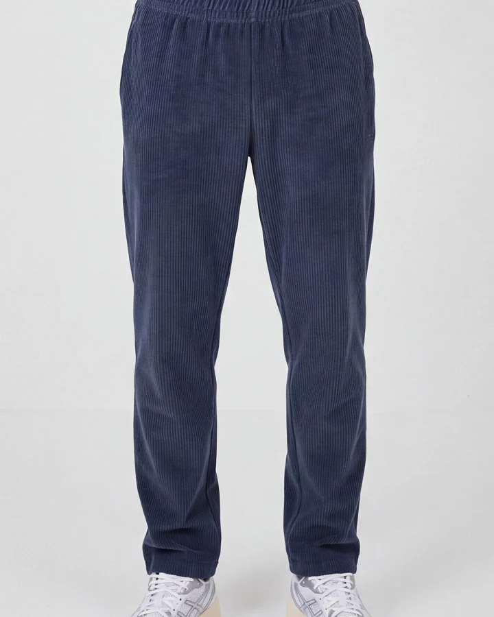 ORGANICATION Herren vegan Jogginghose Aus Cord Weich Indigo