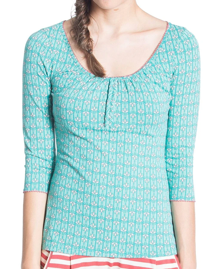 3/4-Arm-Shirt knopf an knopf longsie