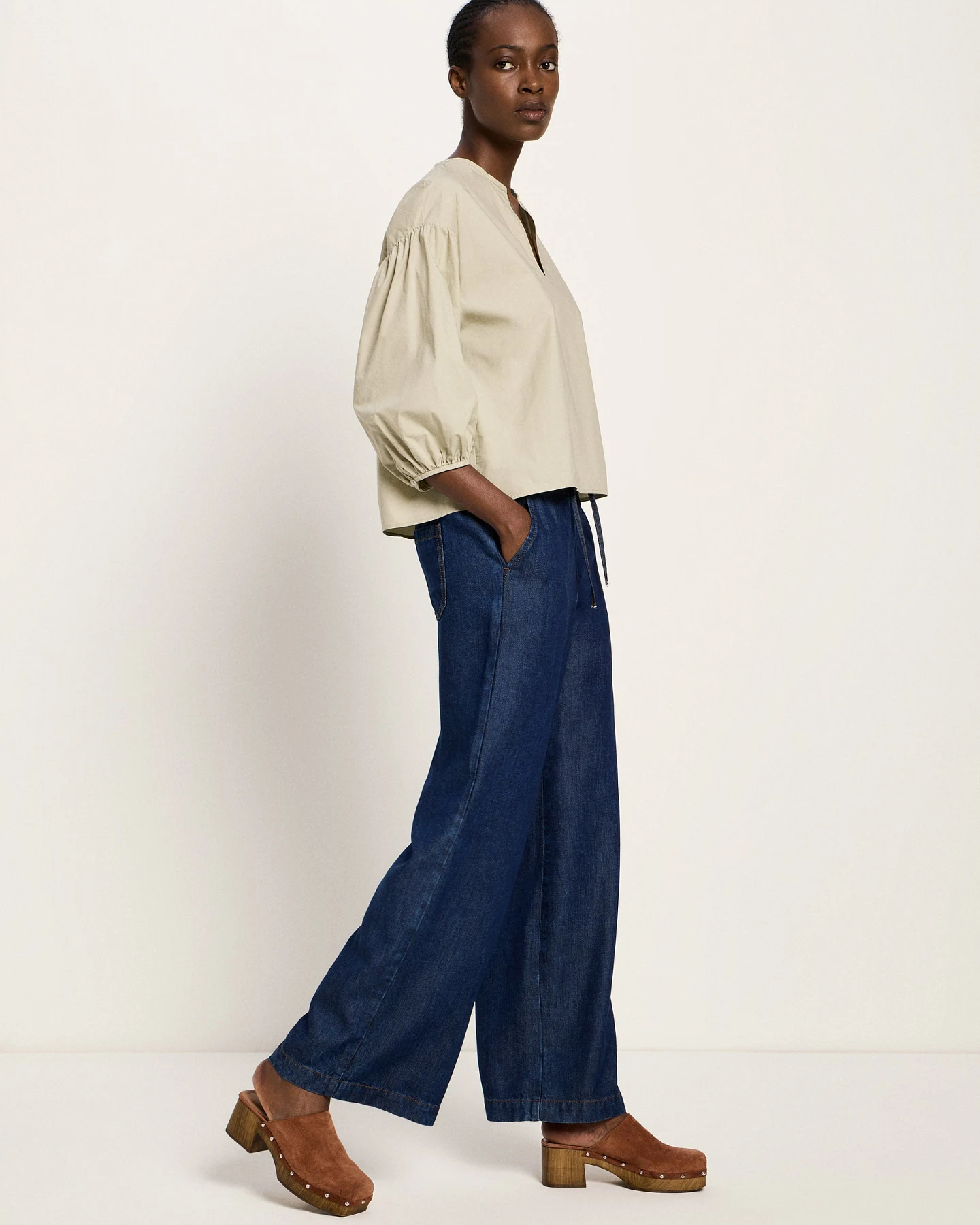 Jeans mit Kordelzug – Ansicht 2