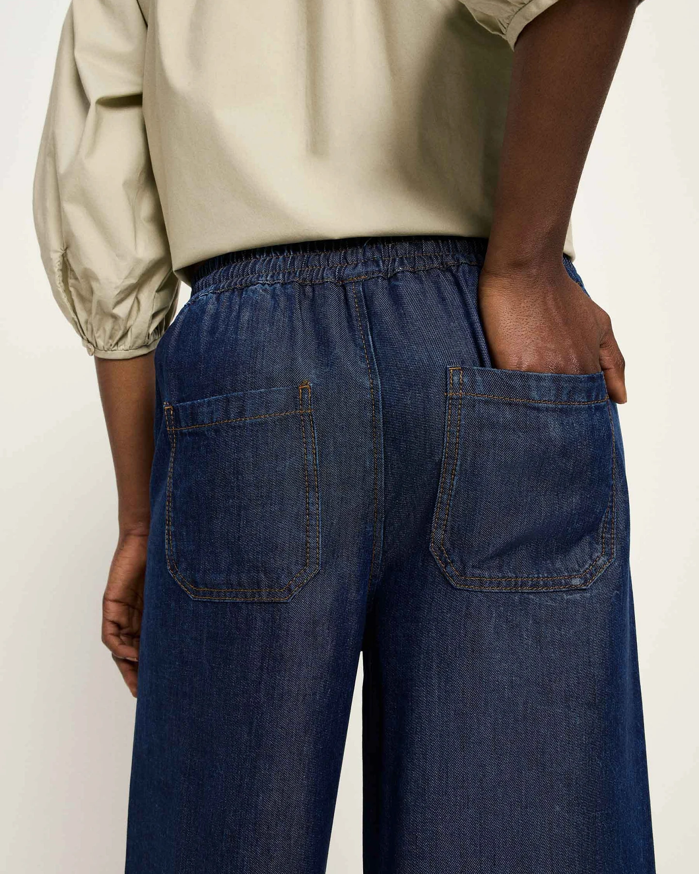 Jeans mit Kordelzug – Ansicht 4