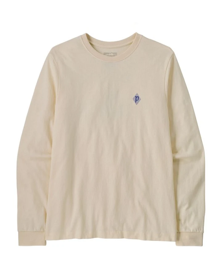 Patagonia - L/S MW Hut Tripper Skyline T-Shirt - Longsleeve Gr XS beige