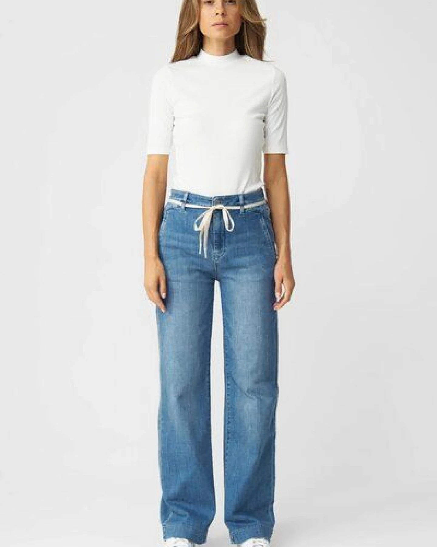 DAWN Jeans DEW Flared Soft Denim French Pocket – Ansicht 2